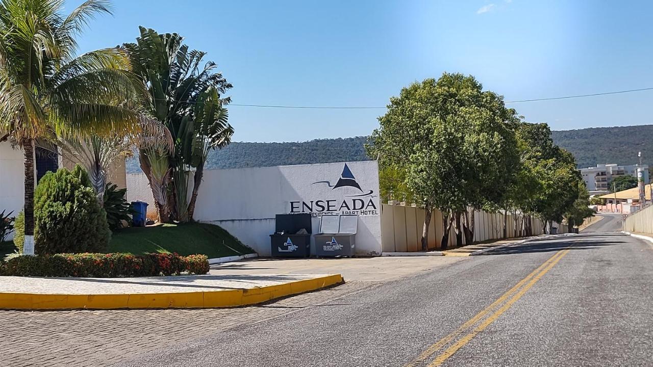 Enseada Nautico Apart Flat I Vista Para O Lago Corumba Caldas Novas Exterior foto