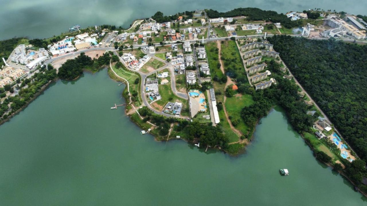 Enseada Nautico Apart Flat I Vista Para O Lago Corumba Caldas Novas Exterior foto